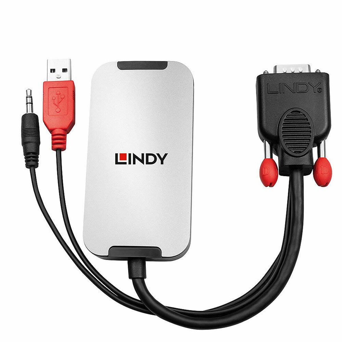 DisplayPort til VGA-adapter LINDY Svart 5 m